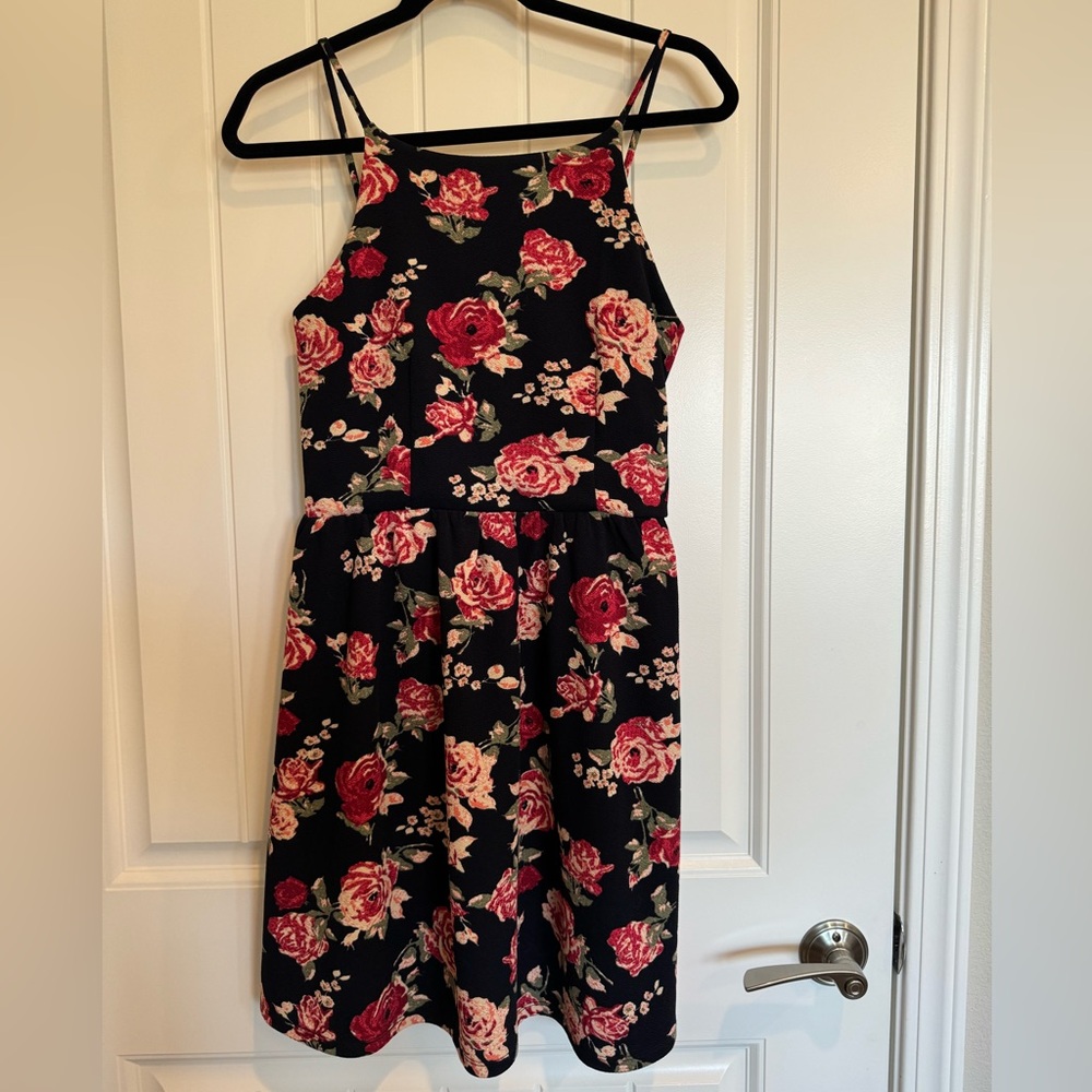 Rose mini dress